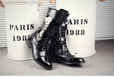 Bota Alta Hombre Estilo Coreano Moderno y Exclusivo - Image 17
