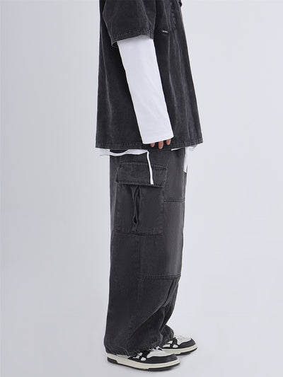 Jeans de Trabajo Holgados Efecto Desgastado - Image 22