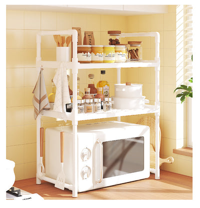 Organizador Microondas Doble Nivel con Estantería para Especias - Image 16