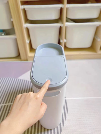 Basurero Compacto con Tapa para Baño - Contenedor de Almacenamiento Estrecho - Image 19