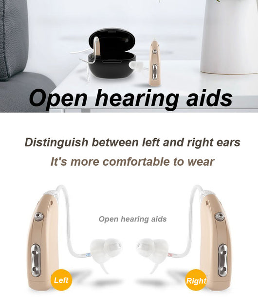 Audífono Retroauricular Recargable de Conducción Abierta para Adultos Mayores - Image 18