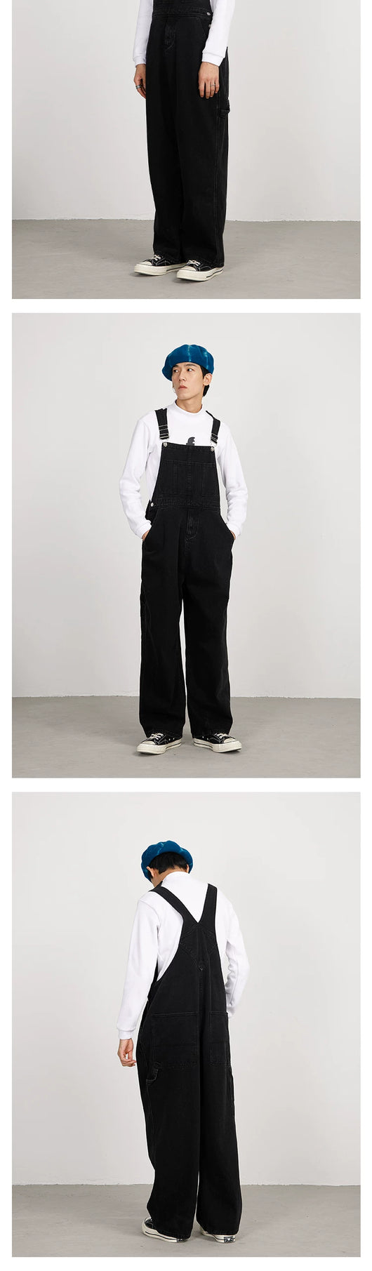 Pantalón de Trabajo Retro Japonés Recto Casual para Hombre - Image 15