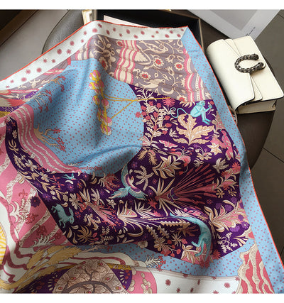 Pañuelo Profesional Estampado para Primavera y Verano - Diseño Retro de Alta Calidad - Image 11