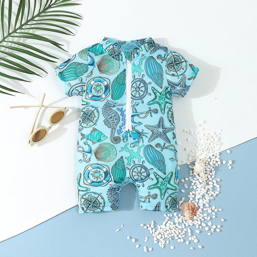 Enterizo de Baño Infantil Estampado para Verano - Image 32