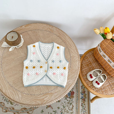 Chaleco Cardigan de Algodón para Bebé - Suéter Cómodo y Versátil - Image 21