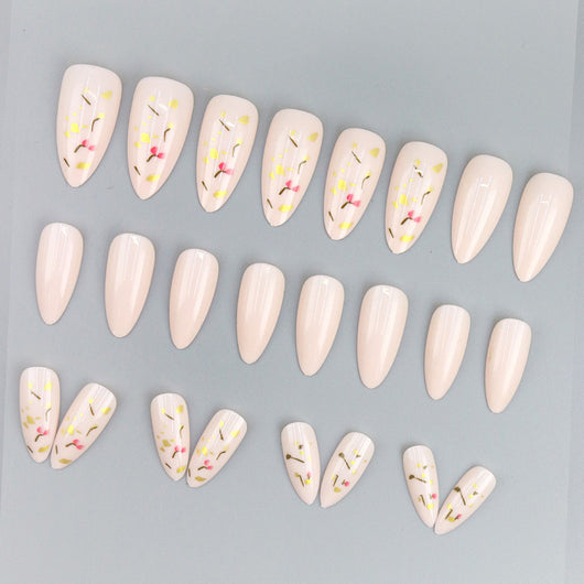 Parches de Uñas Dorado Retro con Fragmentos de Lámina - Armor Fashion - Image 12