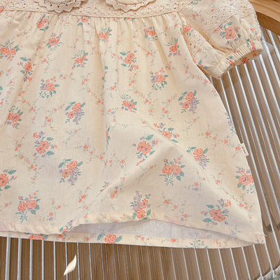 Blusa Floral de Manga Corta para Niñas - Perfecta para el Verano - Image 12