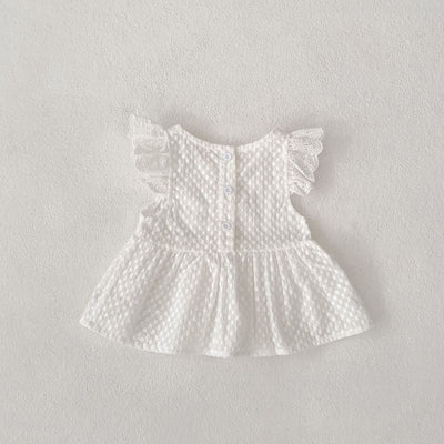 Conjunto de Dos Piezas para Bebé Niña con Blusa de Mangas Volantes y Bloomer - Image 19