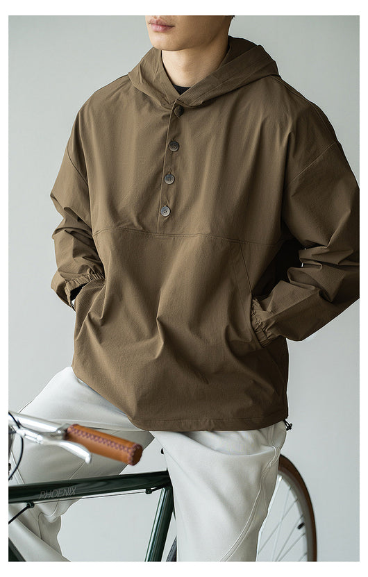 Chaqueta Impermeable de Montaña con Capucha para Hombre - Secado Rápido - Image 15