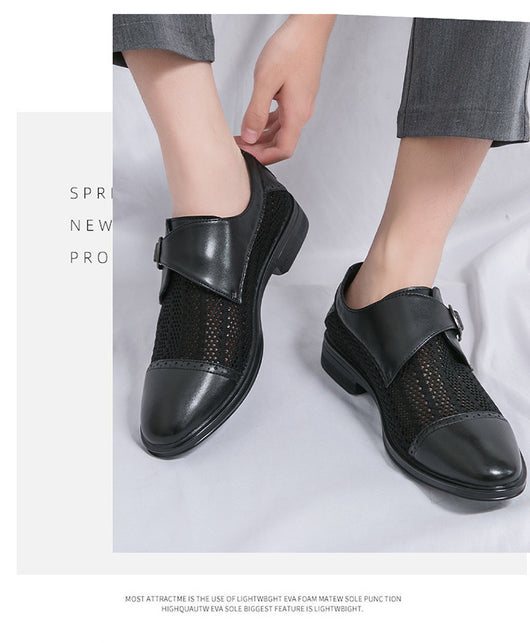 Sandalias de Cuero Respirable con Punta Afilada - Comodidad Casual - Image 10
