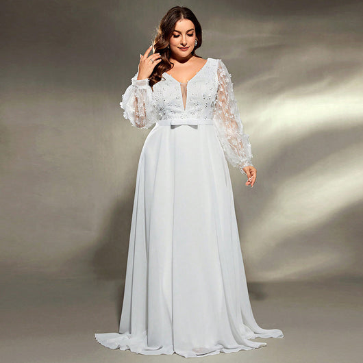 Vestido de Fiesta Elegante con Escote V y Cintura Ajustada - Image 15