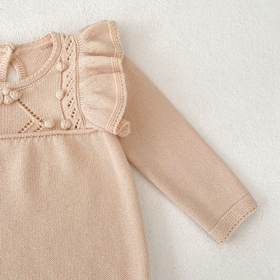 Blusa Infantil de Encaje Manga Larga Color Liso - Versátil y Elegante - Image 23