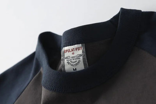 Camiseta Casual Retro de Algodón Lavado para Hombre - Image 13