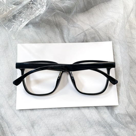 Gafas Decorativas Marco Negro Liso - Estilo Street Snap para Mujer - Image 22