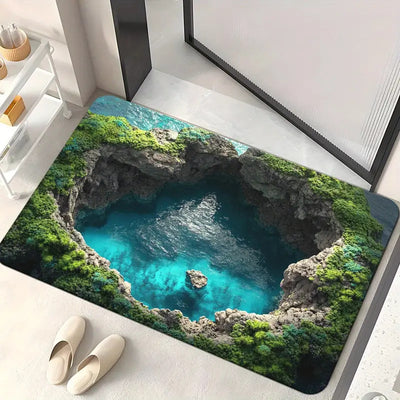 Tapete de Baño 3D Antideslizante Absorbente con Efecto Visual - Image 19