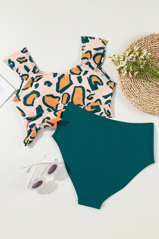 Bikini Cintura Alta con Corte Dividido para Mujer - Image 13
