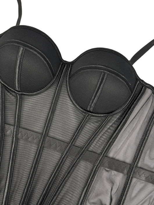 Corsé Reductor de Malla Estilo Europeo - Camiseta Ajustadora de Cintura - Image 59