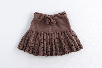 Falda Pantalón Plisada Retro Hueca para Niñas - Image 13