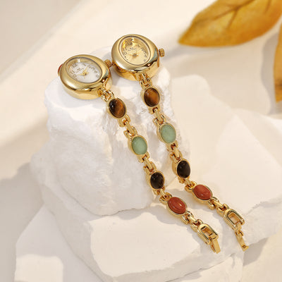 Pulsera de Jade Natural Multicolor Fu Lu Shou - Abundancia y Protección - Image 20