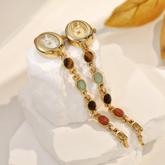 Pulsera de Jade Natural Multicolor Fu Lu Shou - Abundancia y Protección - Image 20