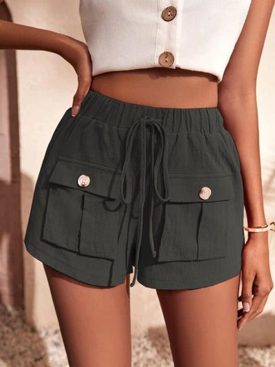 Pantalones Rectos Sueltos con Bolsillos y Cintura Ajustable - Image 19