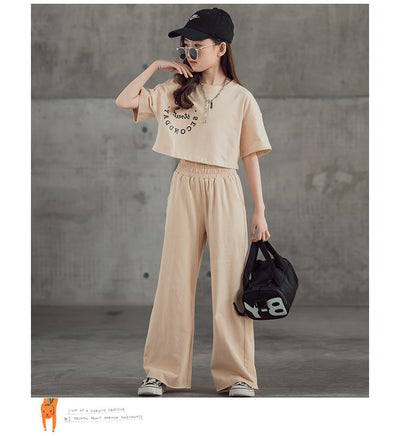 Conjunto Estampado: Camiseta Manga Corta + Pantalón Ancho Pierna Recta - Image 24