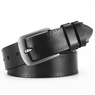 Cinturón de Cuero Vacuno Premium con Hebilla de Aleación Ajustable - Image 17