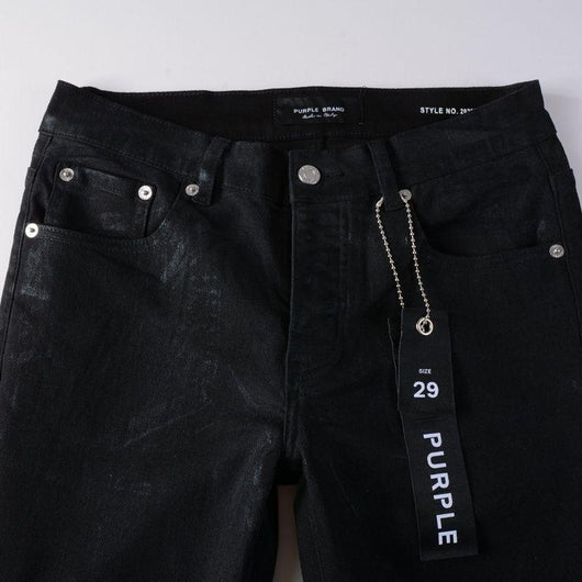 Jeans Slim Fit Morado y Negro - Tendencia Internacional - Image 10