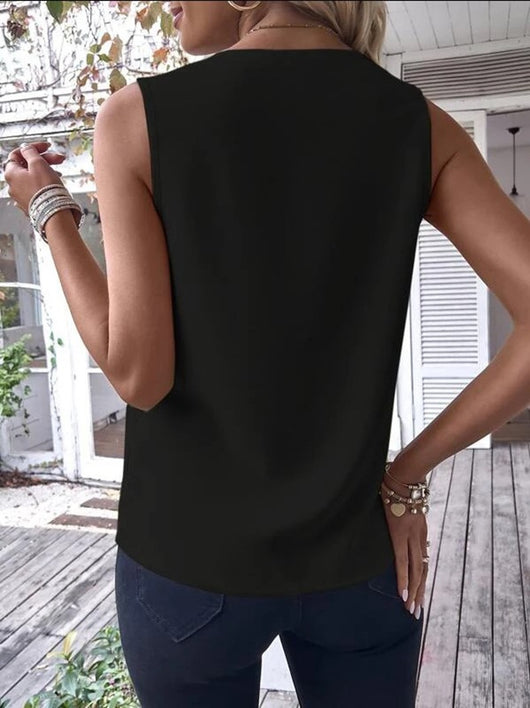 Blusa Casual Mujer con Contraste de Colores - Image 11