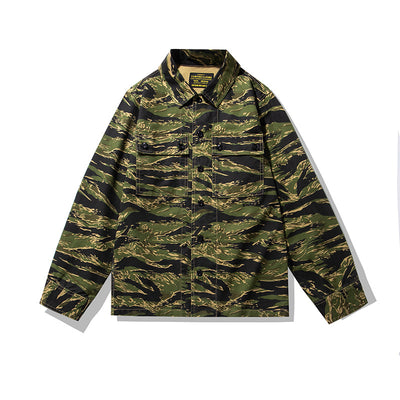 Camisa de Trabajo Manga Larga Patrón Tigre - Image 16