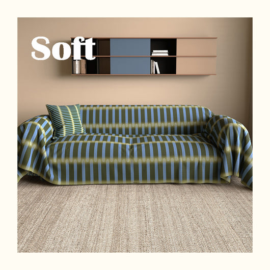 Funda Protectora de Sofá a Rayas - Manta Multiusos para Sala - Image 16