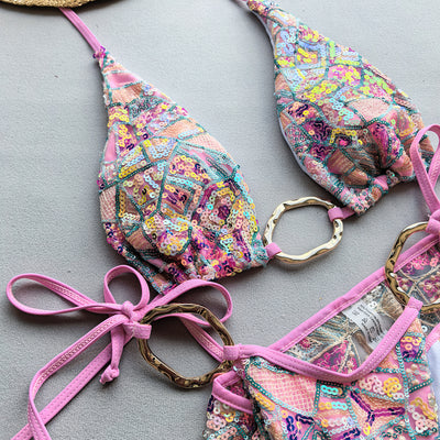 Bikini Dividido Estilo Europeo y Americano para Mujer - Image 15