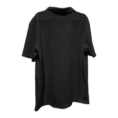 Camisa Casual Jacquard con Solapa y Botones - Conjunto Elegante para Hombre - Image 80