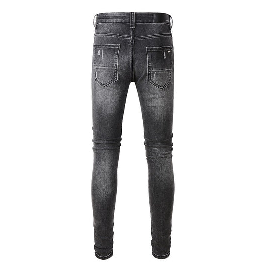 Pantalones Denim Slim Fit con Parches - Corte Moderno para Hombre - Image 26