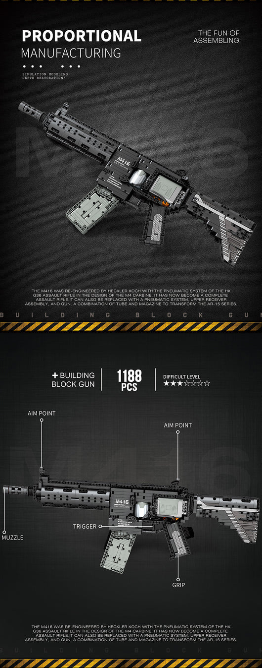 Bloques de Construcción y Pistolas Lanzadoras para Armar - Image 11