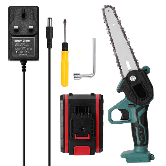 Mini Motosierra Eléctrica de Mano con Batería de Litio - Image 15