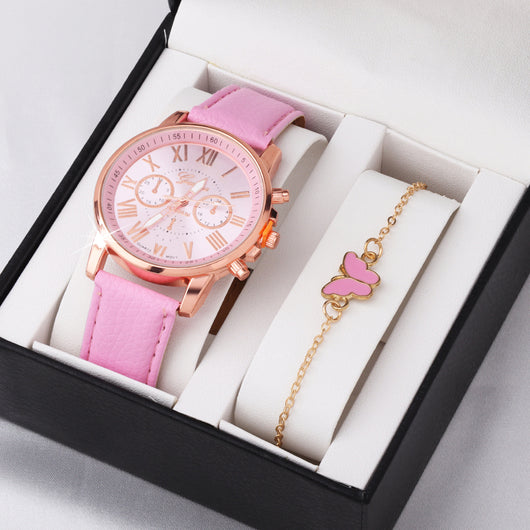 Reloj Mariposa Multicolor Doble Capa para Mujer - Image 20