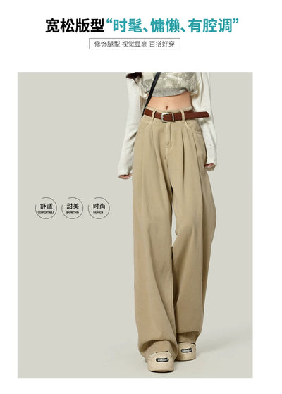 Pantalones Rectos de Tiro Alto para Mujeres Petite - Image 25