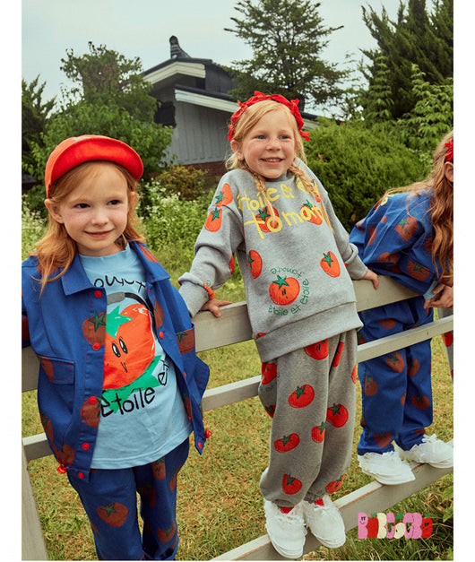 Camiseta Infantil Suelta con Dibujos Animados en Inglés - Image 29