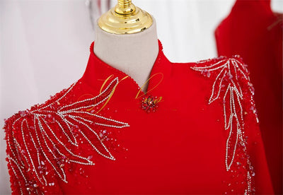 Vestido Largo de Manga Larga para Eventos Formales y Cenas de Gala - Image 22