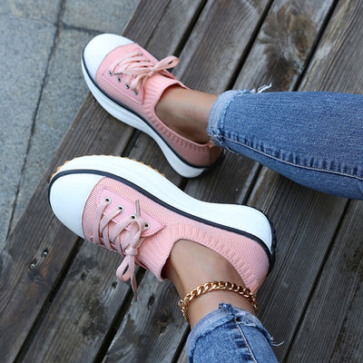 Zapatillas Planas Casual con Punta Redonda y Plataforma Gruesa - Image 12