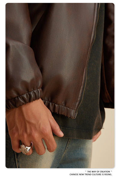 Chaqueta de Cuero Vintage Americana - Estilo Retro Clásico - Image 23