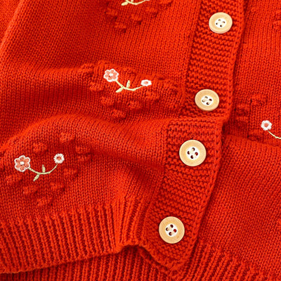 Gorro Ha Yi para Bebé Niña Rojo con Bordado de Amor - Image 34