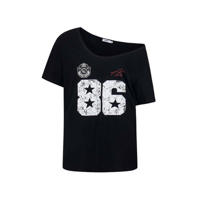 Blusa Estampada American Hot Girl Cuello V Manga Corta - Image 12