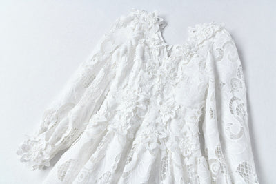 Vestido Hueco Bordado Cintura Esbelta para Mujer - Image 34