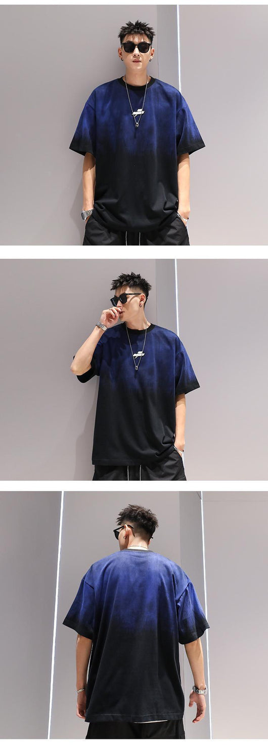 Playera Degradada Talla Grande para Hombre - Cómoda y Moderna - Image 10