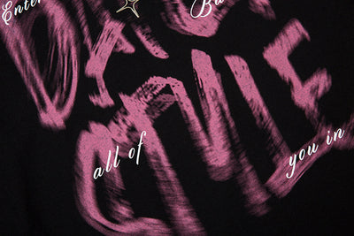 Playera Manga Larga Hip Hop con Letras Fuzzy y Cadena para Hombre - Image 29