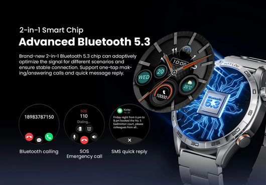 Reloj Inteligente HAYLOU Solar 5 LS20 con Carga Solar y Bluetooth - Image 23
