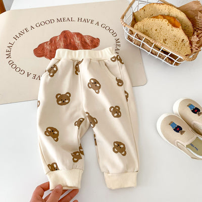 Conjunto de Ropa para Bebé Suéter de Algodón con Osito Cartoon - Image 29