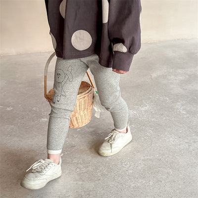 Leggings Infantiles Estampado Conejo Otoño - Diseño Adorable - Image 17